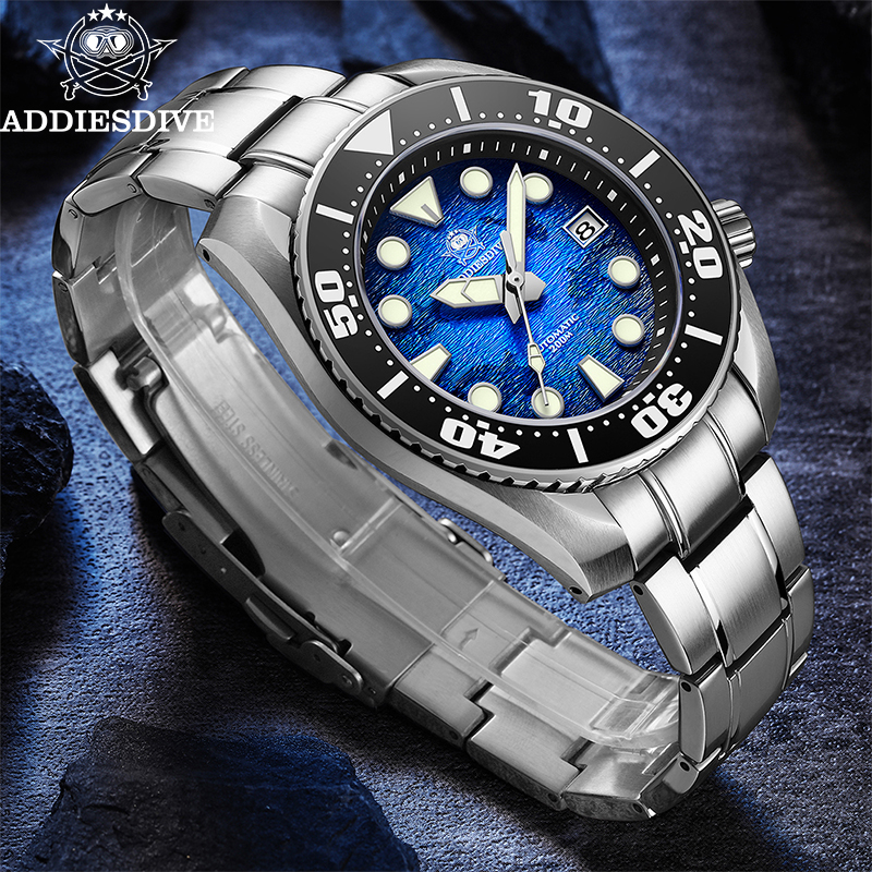 Luxury Watch Drawing - ADDIESDIVE Top Brand Mechanical Watch Ceramic