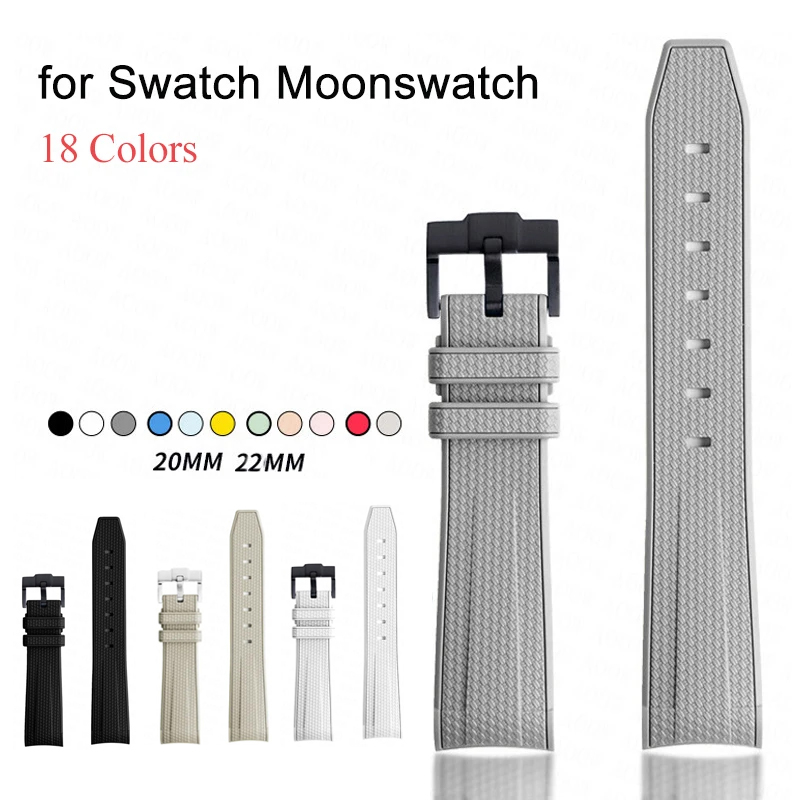 Luxury Watch Omega - Silicone Strap for Swatch X Omega
