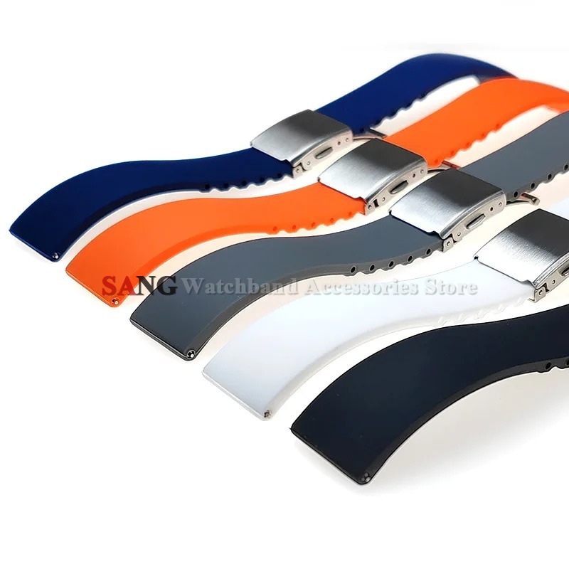Luxury Watch Omega - 18/20/22/24mm Universal Quick Release Rubber Straps