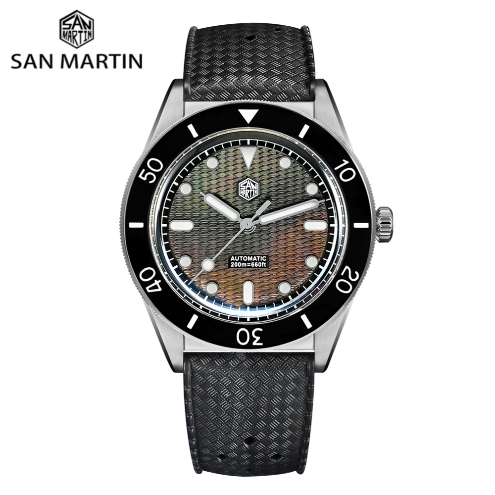 Guilloché Dial Watch - San Martin 39mm Miyota 90S5 Guilloche
