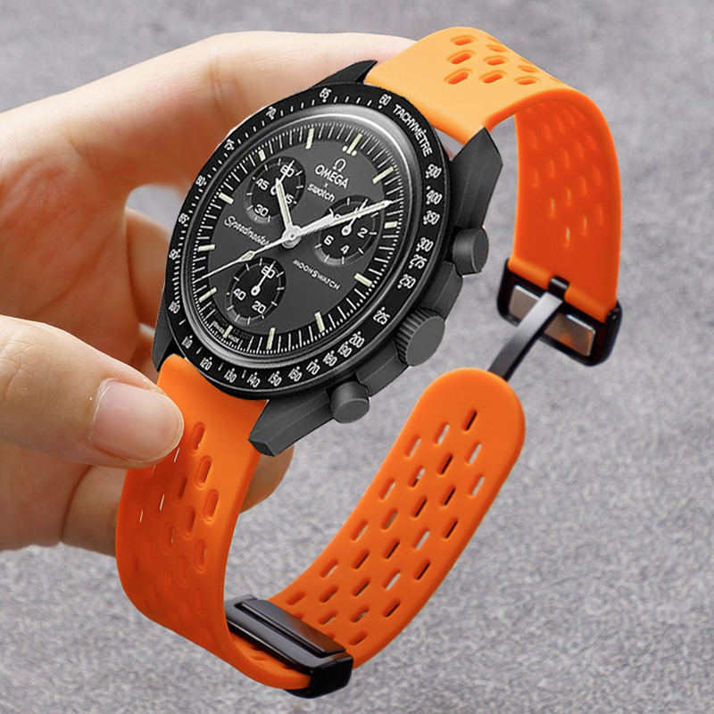 Luxury Watch Omega - Silicone Strap For Omega X Swatch