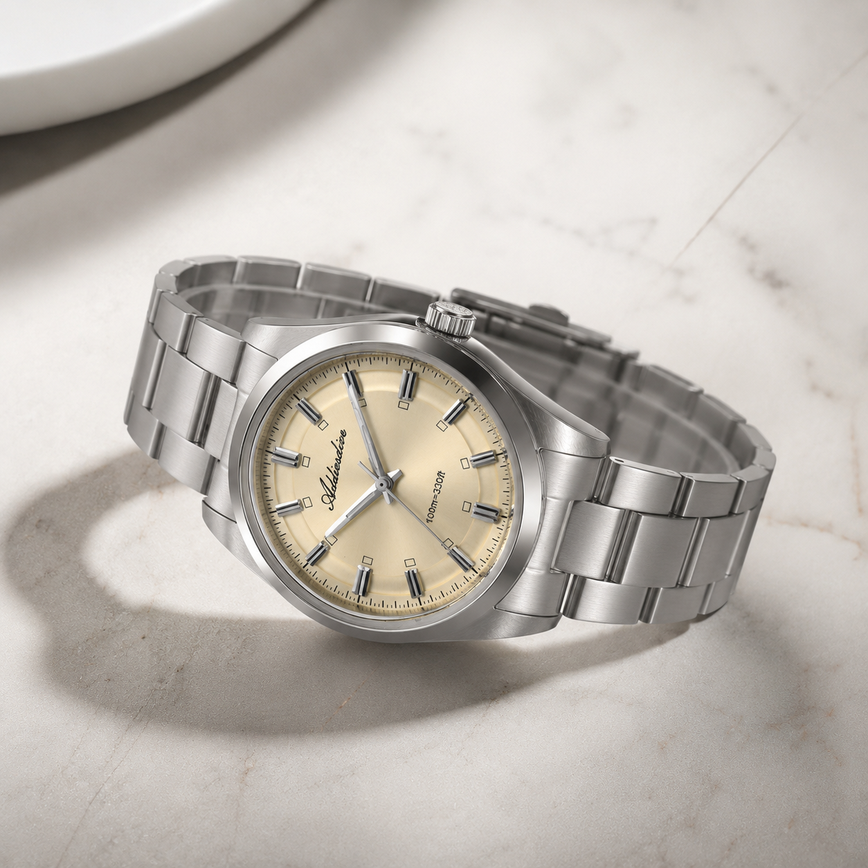 Luxury Watch And Bracelet - ADDIESDIVE Super Luminous Japan VH31 Ladies