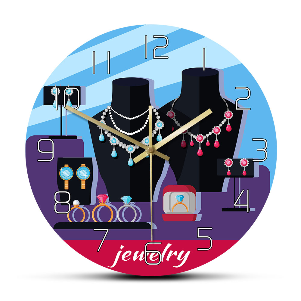 Luxury Watch Wall Clock - Jewelry Store Showcase Designed Wall Clock