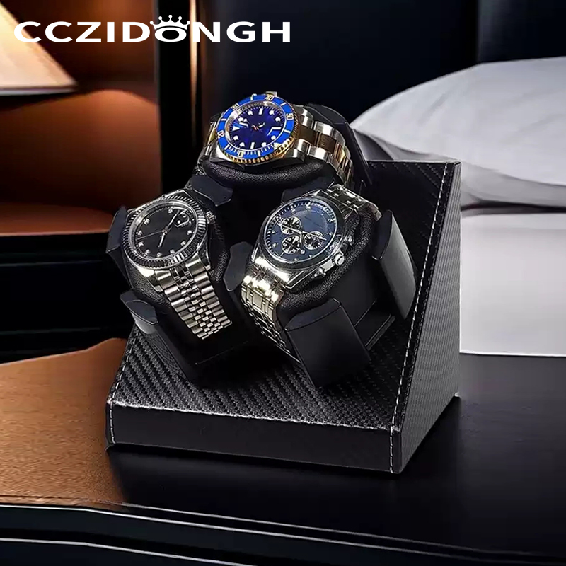 Luxury Watch Winder Box - 3+0 Watch Winder Leather utomatic Watch