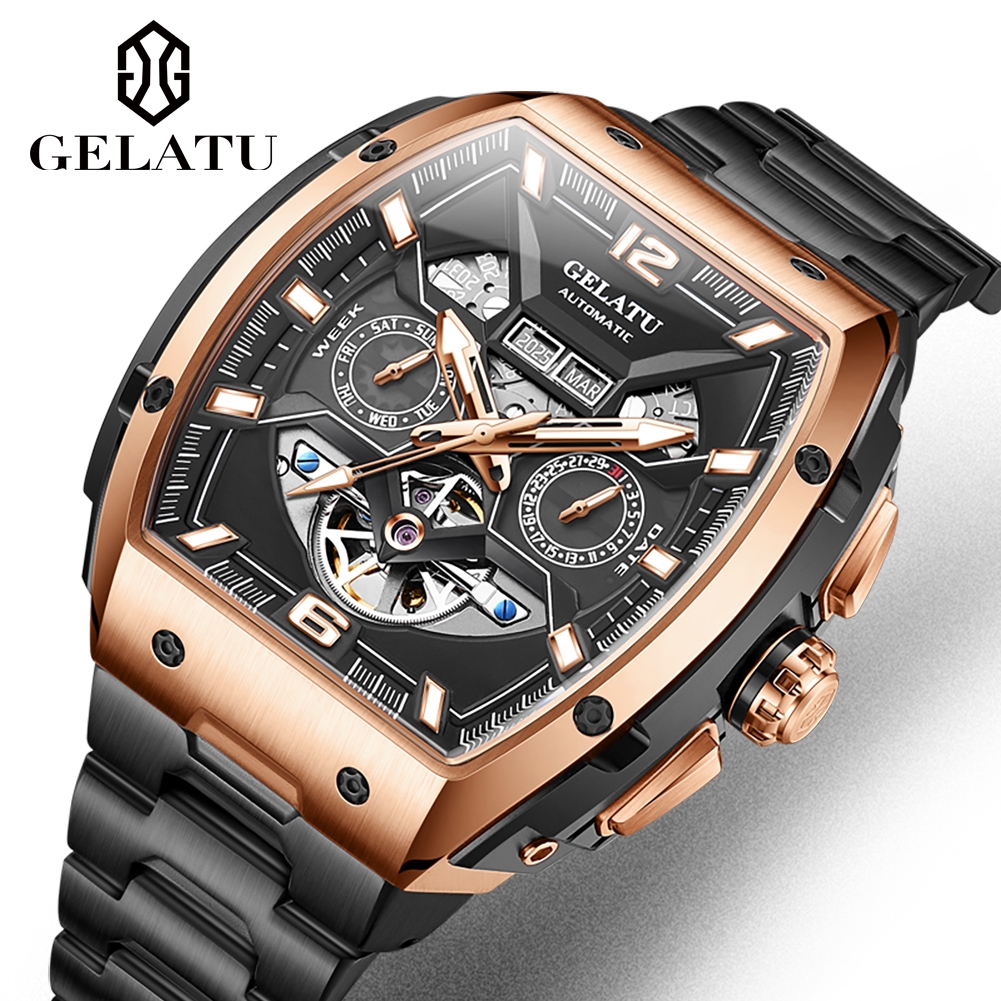 Tourbillon Movement Watch - Reloj Hombre Watches Mens GELATU Top