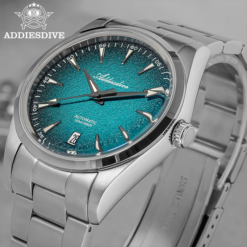 Guilloché Dial Watch - ADDIESDIVE New Men Watch 39mm Automatic