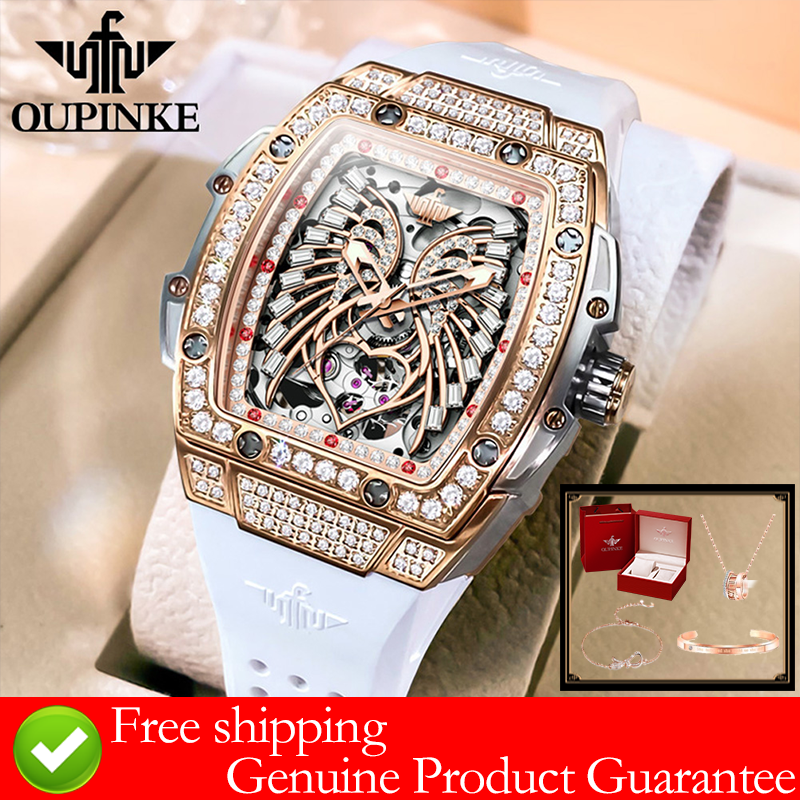 Luxury Watch And Bracelet - OUPINKE 3225 Box Set ladies' watches