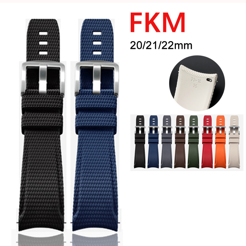 Luxury Watch Omega - 20mm 21mm 22mm Fluoro Rubber Watch