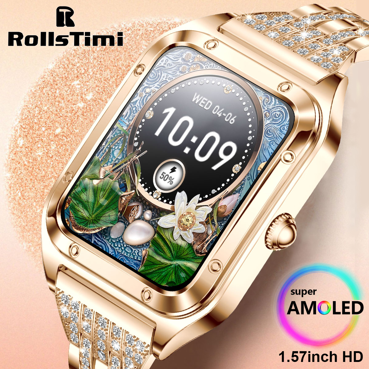 Compass Watch Luxury - 1.57Inch Top Luxury Smart Watch Women