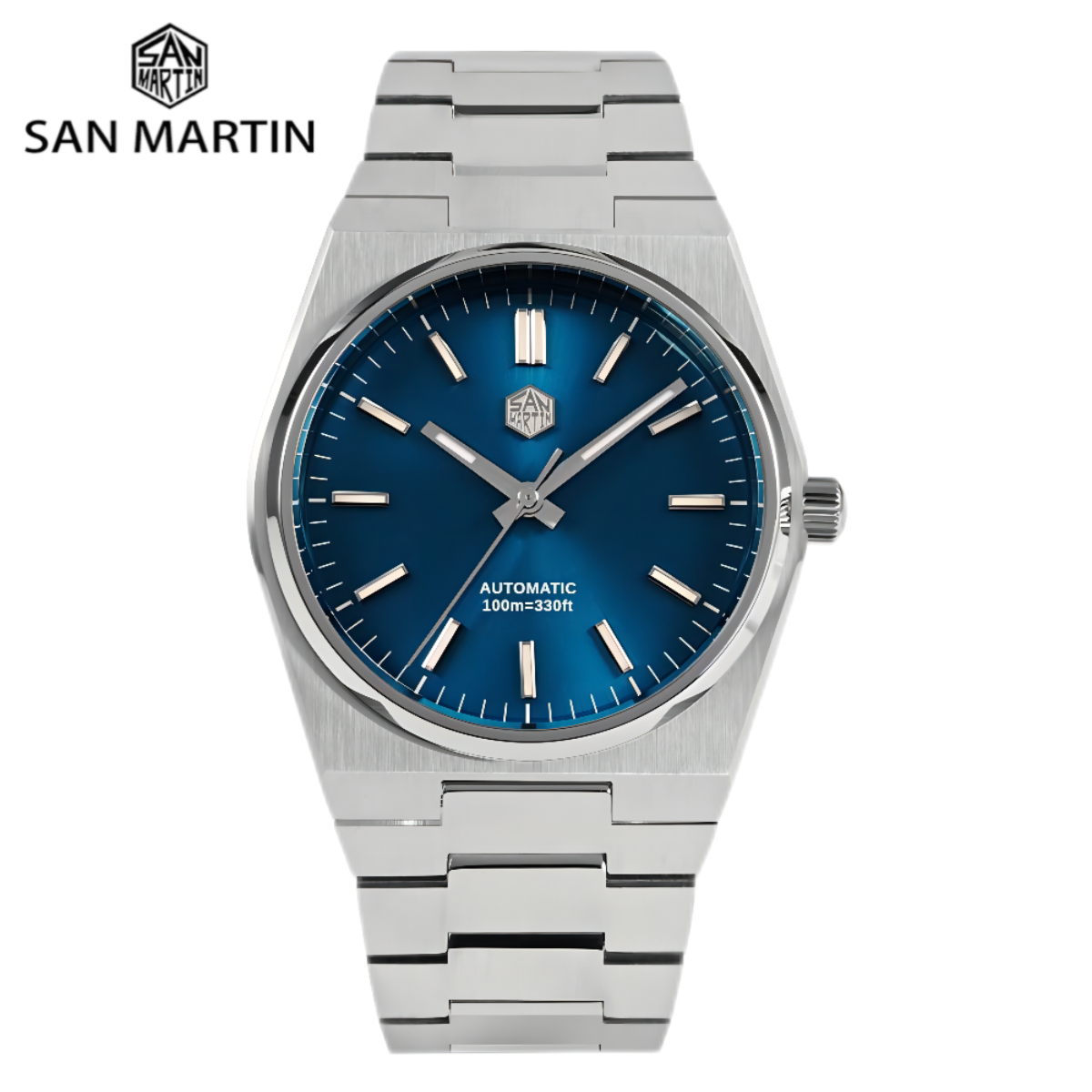 Guilloché Dial Watch - San Martin 40mm Miyota 9015 Mechanical