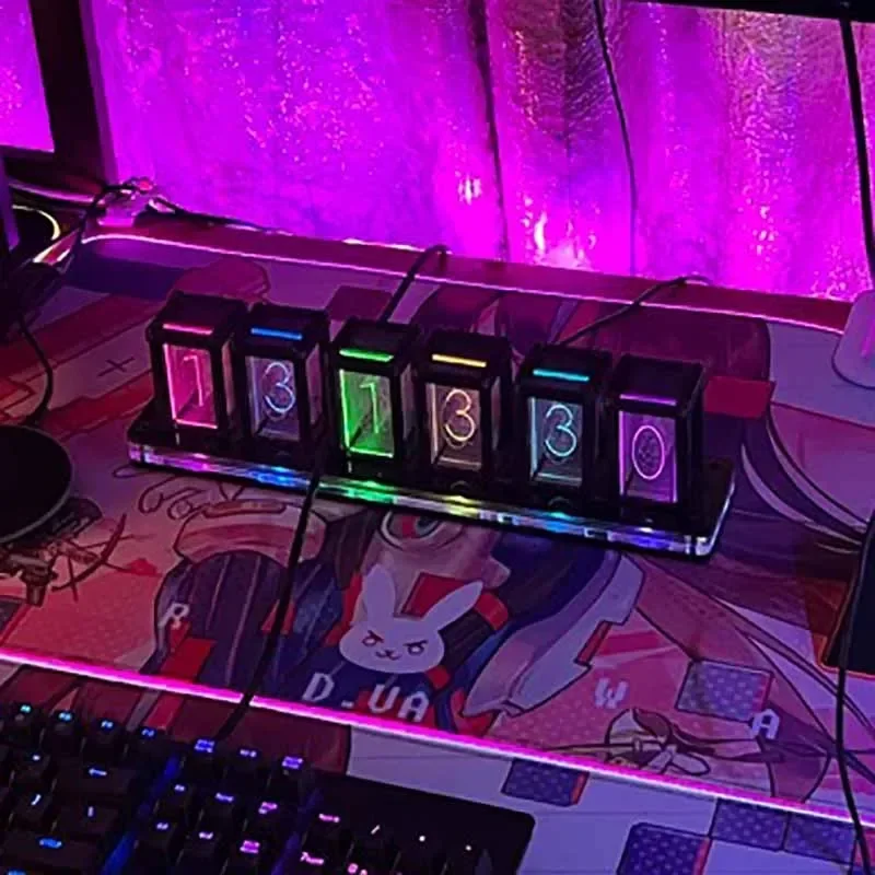 Table Watch Luxury - Table Clock Diy Kit Led RGB