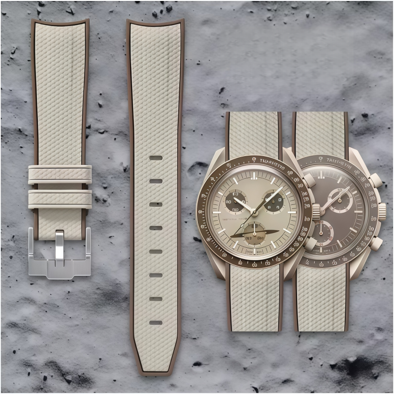 Luxury Watch Omega - 20mm Curved Quick Release Silicone Band