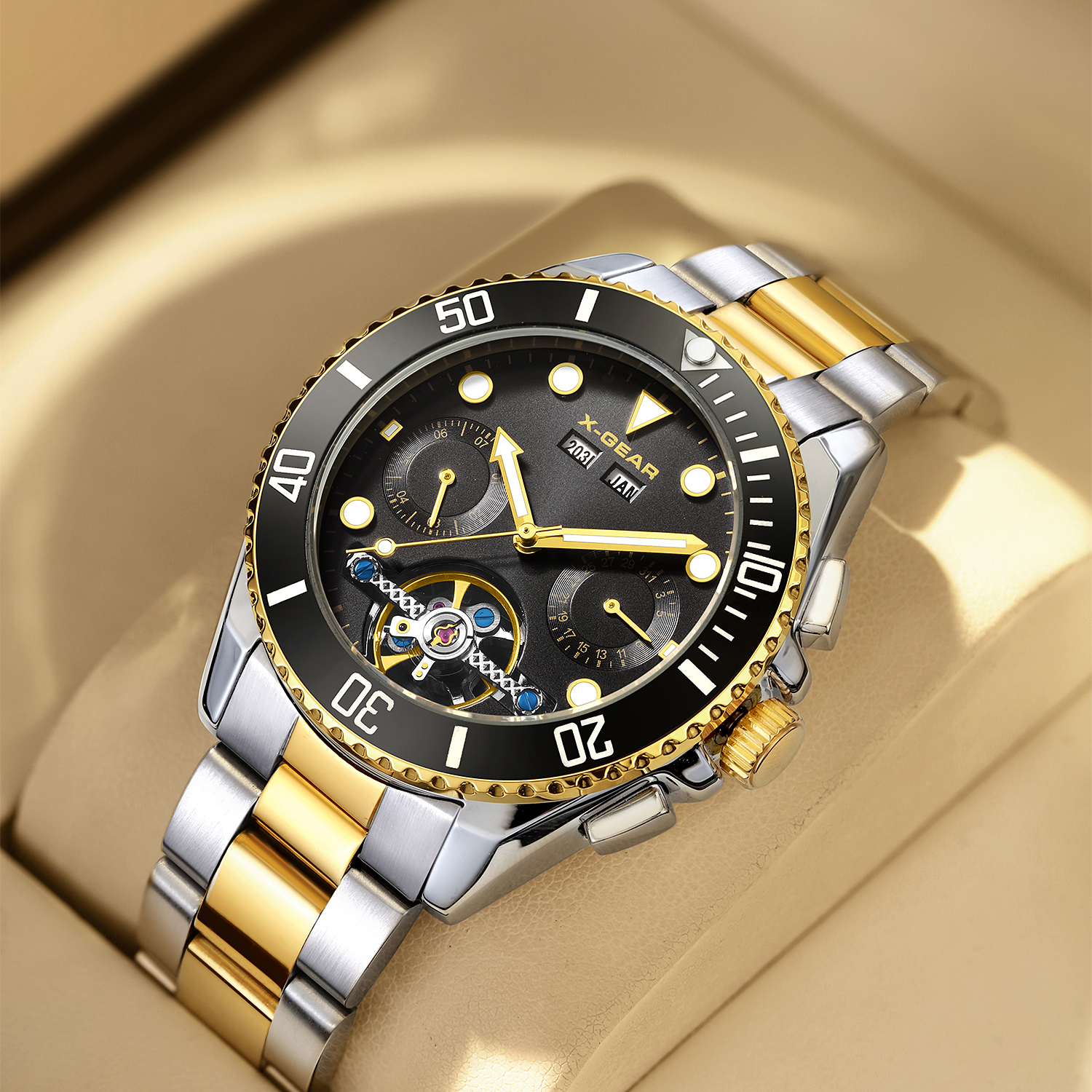 Luxury X I Watch - X-GEAR Mens Green Mechanical Watch Fashion