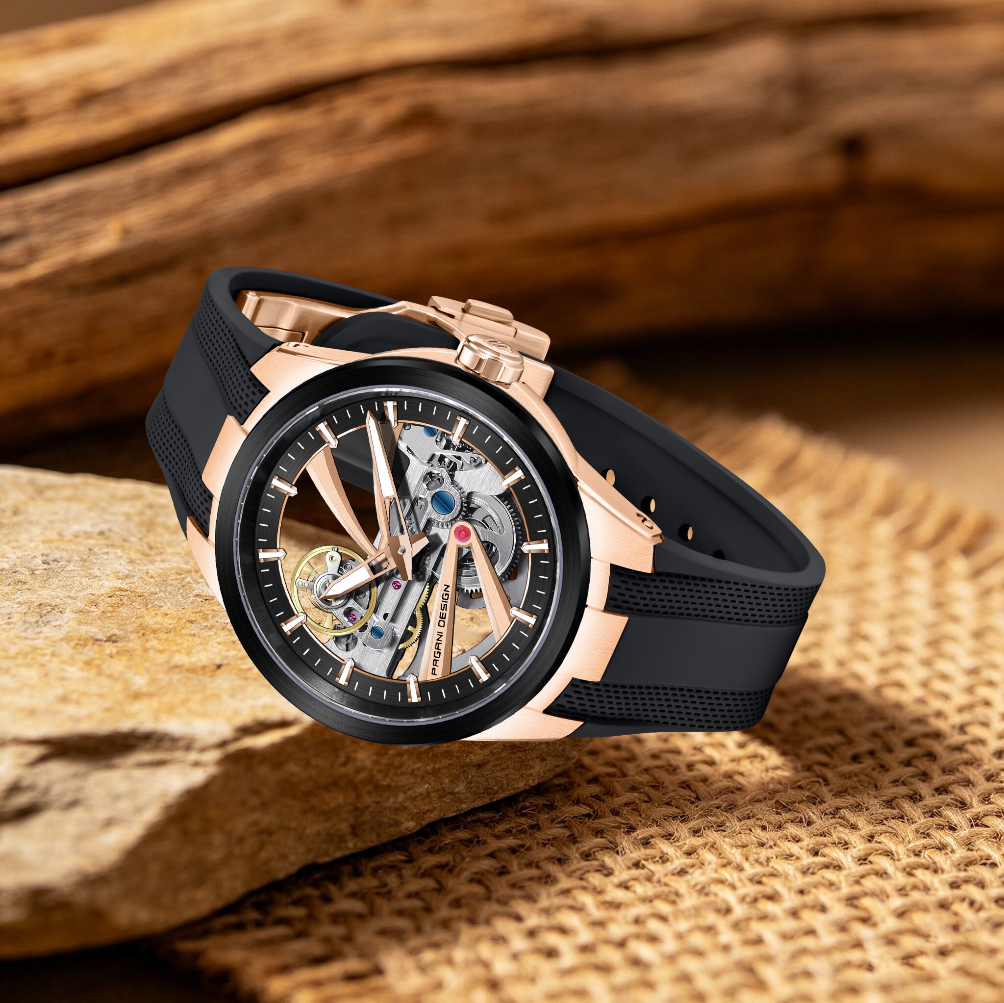 PAGANI DESIGN Extraordinary De - Tourbillon Movement Watch ulasan dan harga