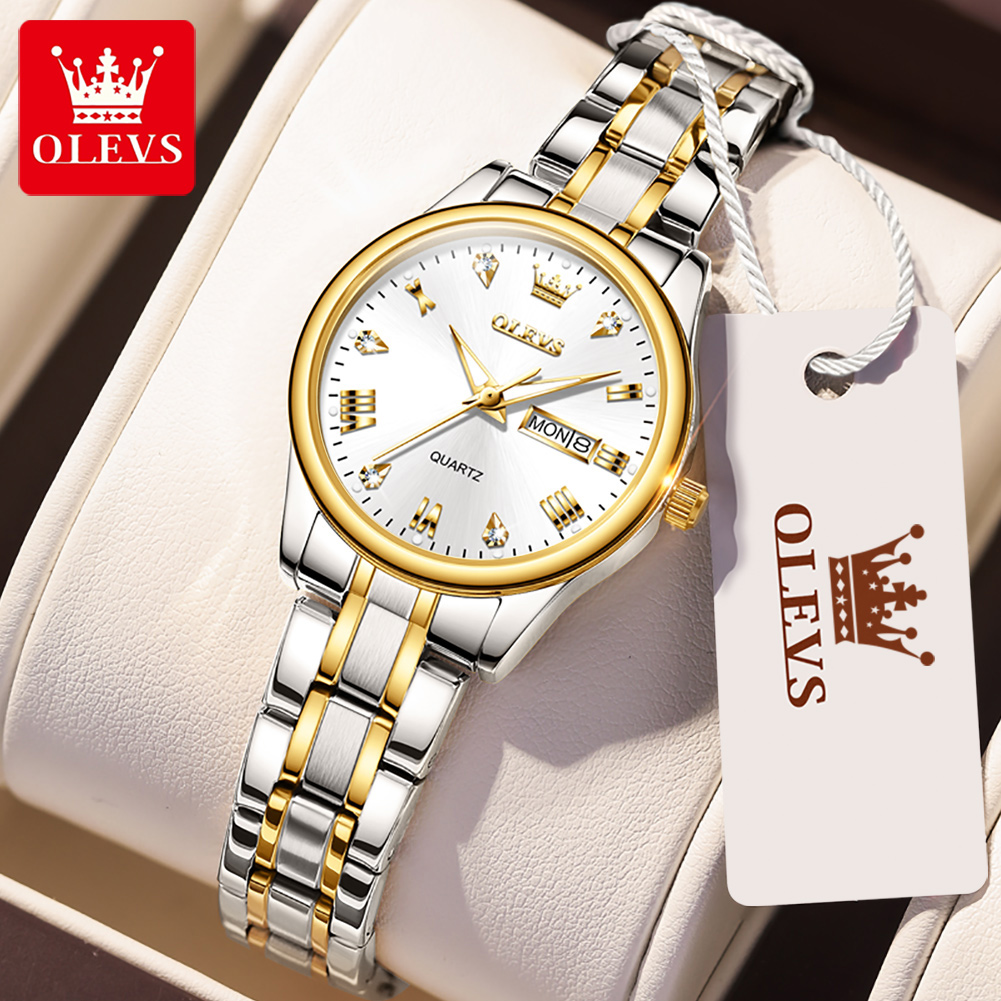 OLEVS 5563 New Fashion Women Q - Luxury Watch Brand For Women ulasan dan harga
