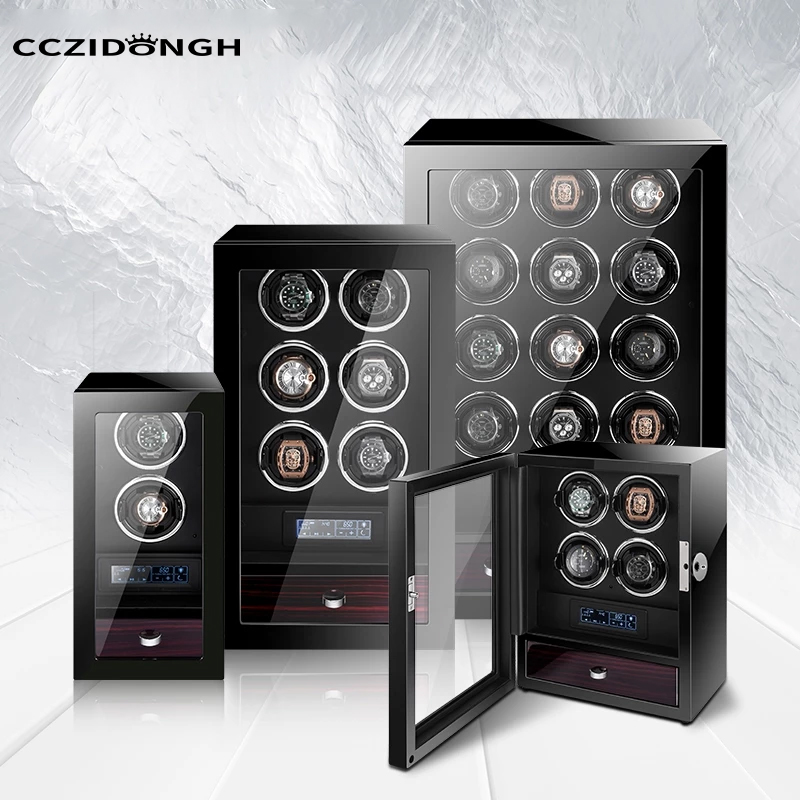 Luxury Watch Storage Case - Au - Luxury Watch Winder Box ulasan dan harga