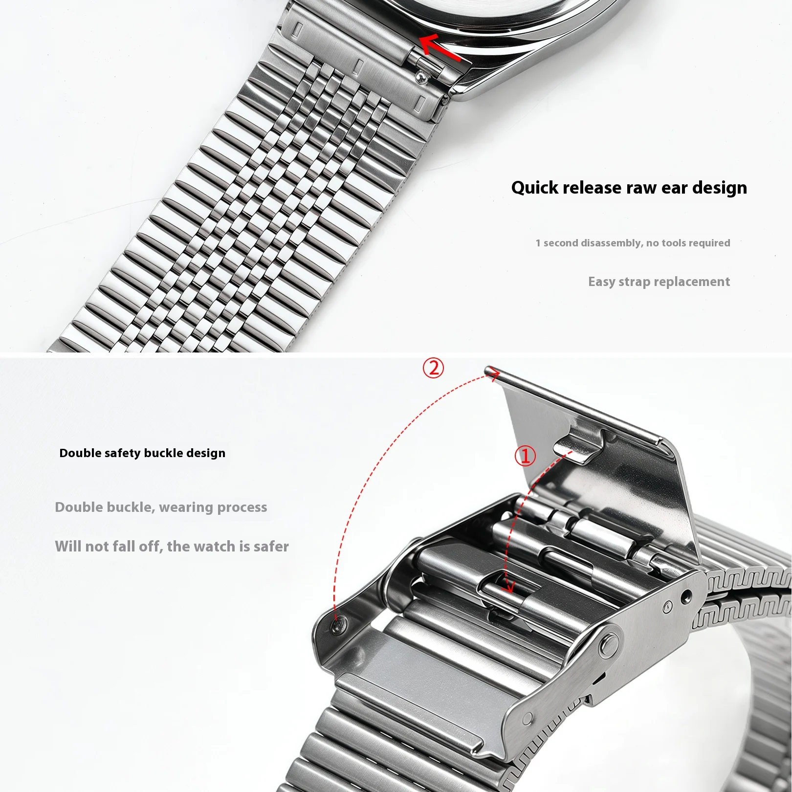 316L Stainless Steel Watch Ban - Luxury Watch Omega ulasan dan harga