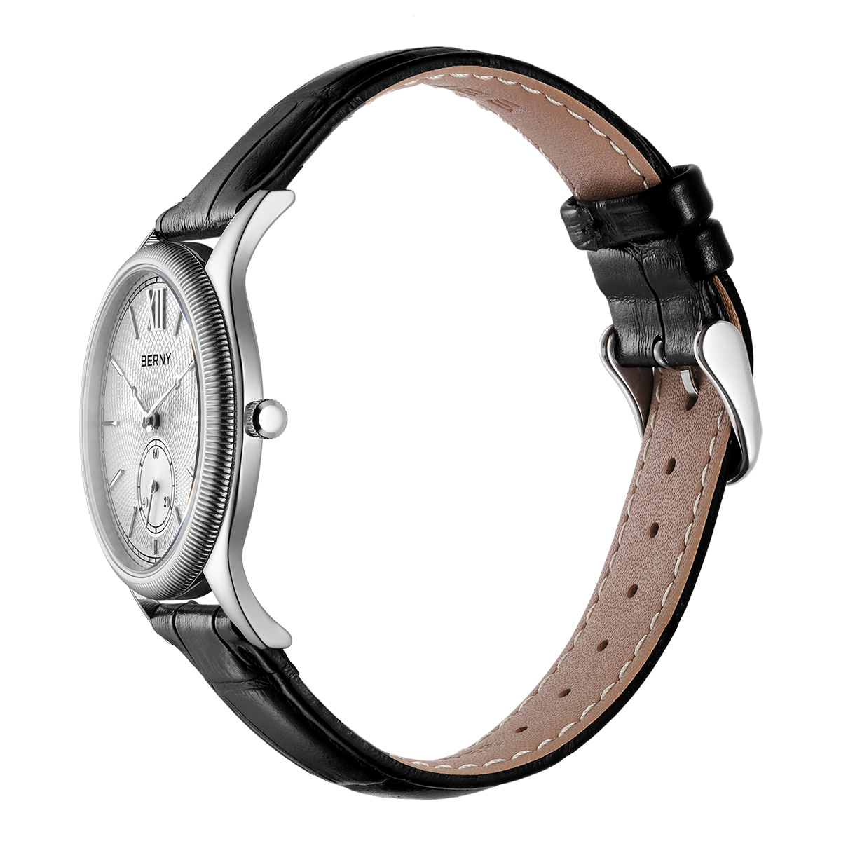 BERNY Men's Watches Luxury Cla - Guilloché Dial Watch ulasan dan harga