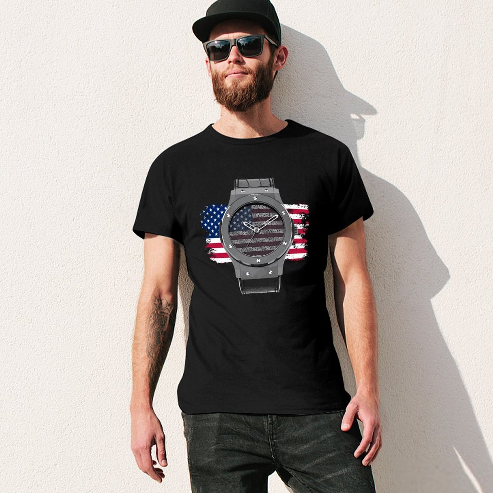 LUXURY WATCH DRAWING T-Shirt U - Luxury Watch Drawing ulasan dan harga