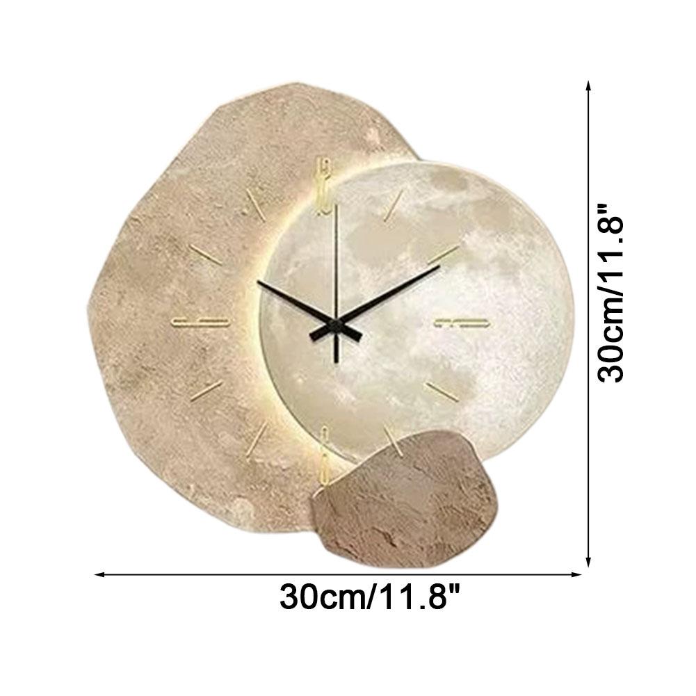 Minimalist Planet Moon Wall Cl - Luxury Watch Wall Clock ulasan dan harga