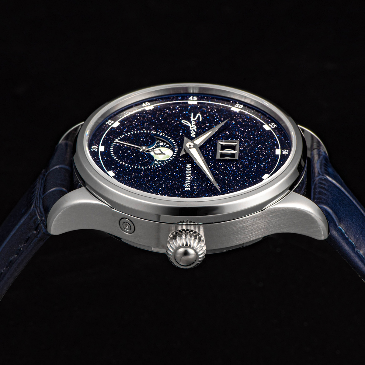Sugess Moonphase Watch of Men  - Guilloché Dial Watch ulasan dan harga