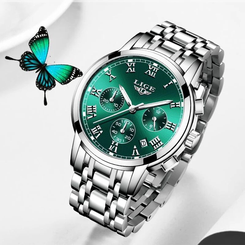 LIGE 2024 New Fashion Women Wa - Luxury Watch For Girls ulasan dan harga