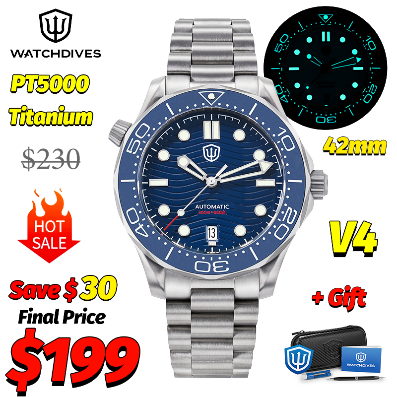 Watchdives WD007 V4 007 NTTD M - Luxury Watch And Bracelet ulasan dan harga
