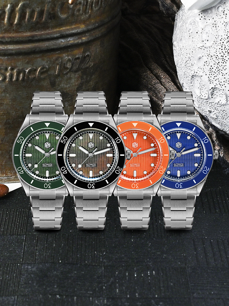San Martin 39mm Miyota 90S5 Gu - Guilloché Dial Watch ulasan dan harga