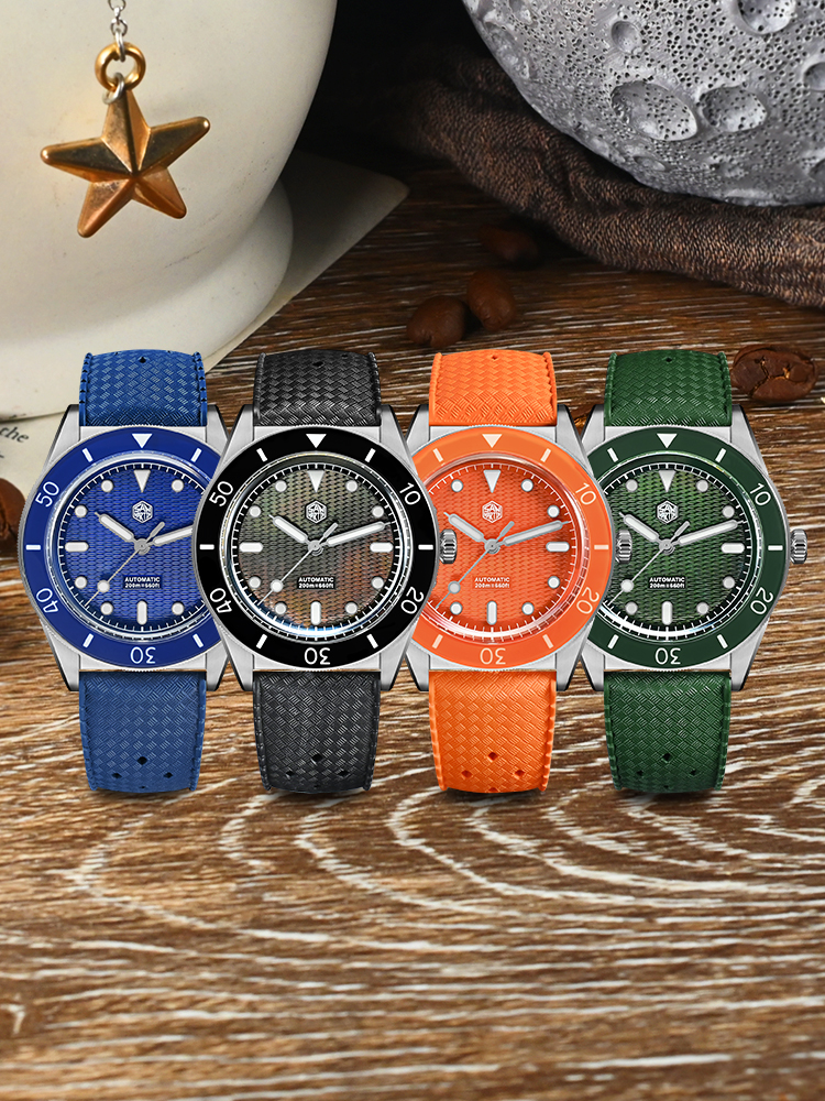 San Martin 39mm Miyota 90S5 Gu - Guilloché Dial Watch ulasan dan harga