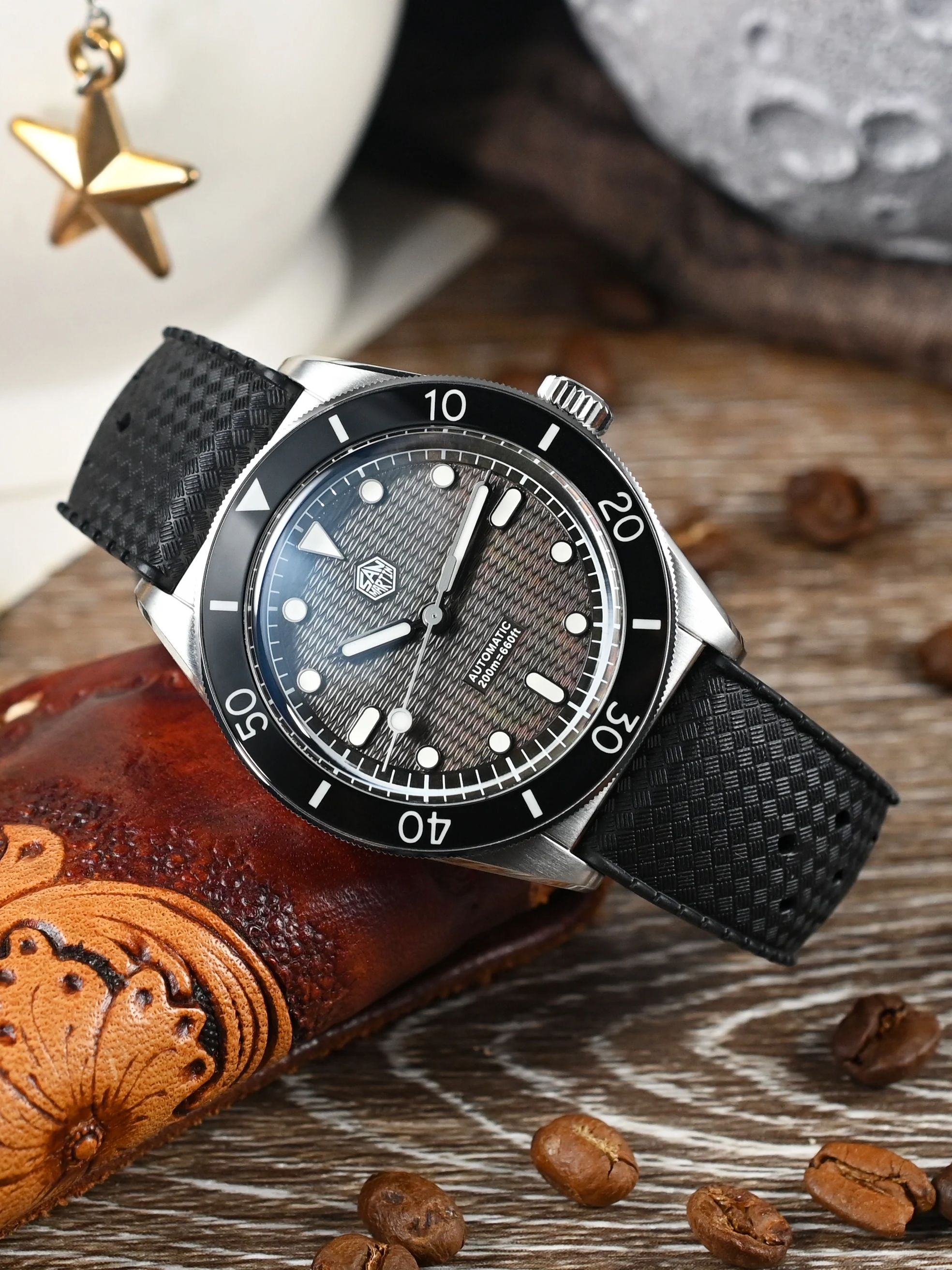San Martin 39mm Miyota 90S5 Gu - Guilloché Dial Watch ulasan dan harga