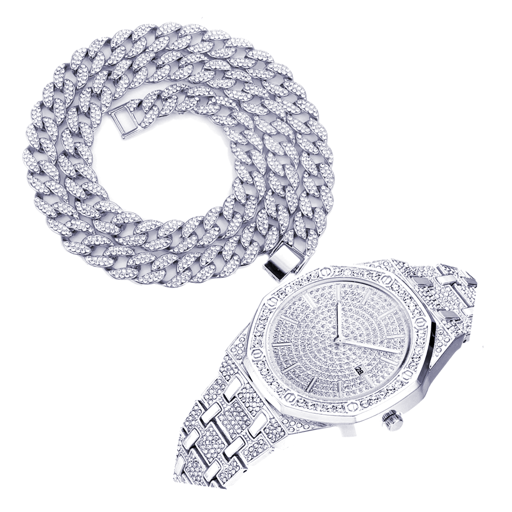 Necklace Bracelet Luxury Watch - Luxury Watch Miami ulasan dan harga