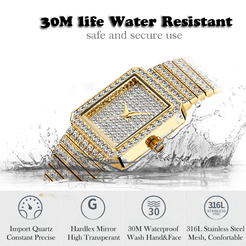 MISSFOX Diamond Watch For Wome - Luxury Watch Brand For Women ulasan dan harga