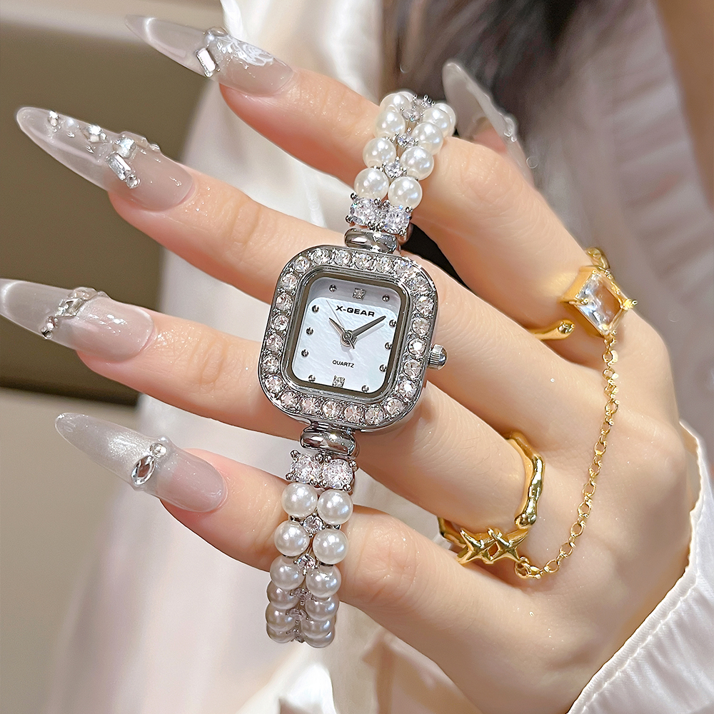 X-GEAR Pearl Studded Strap Wom - Luxury X I Watch ulasan dan harga