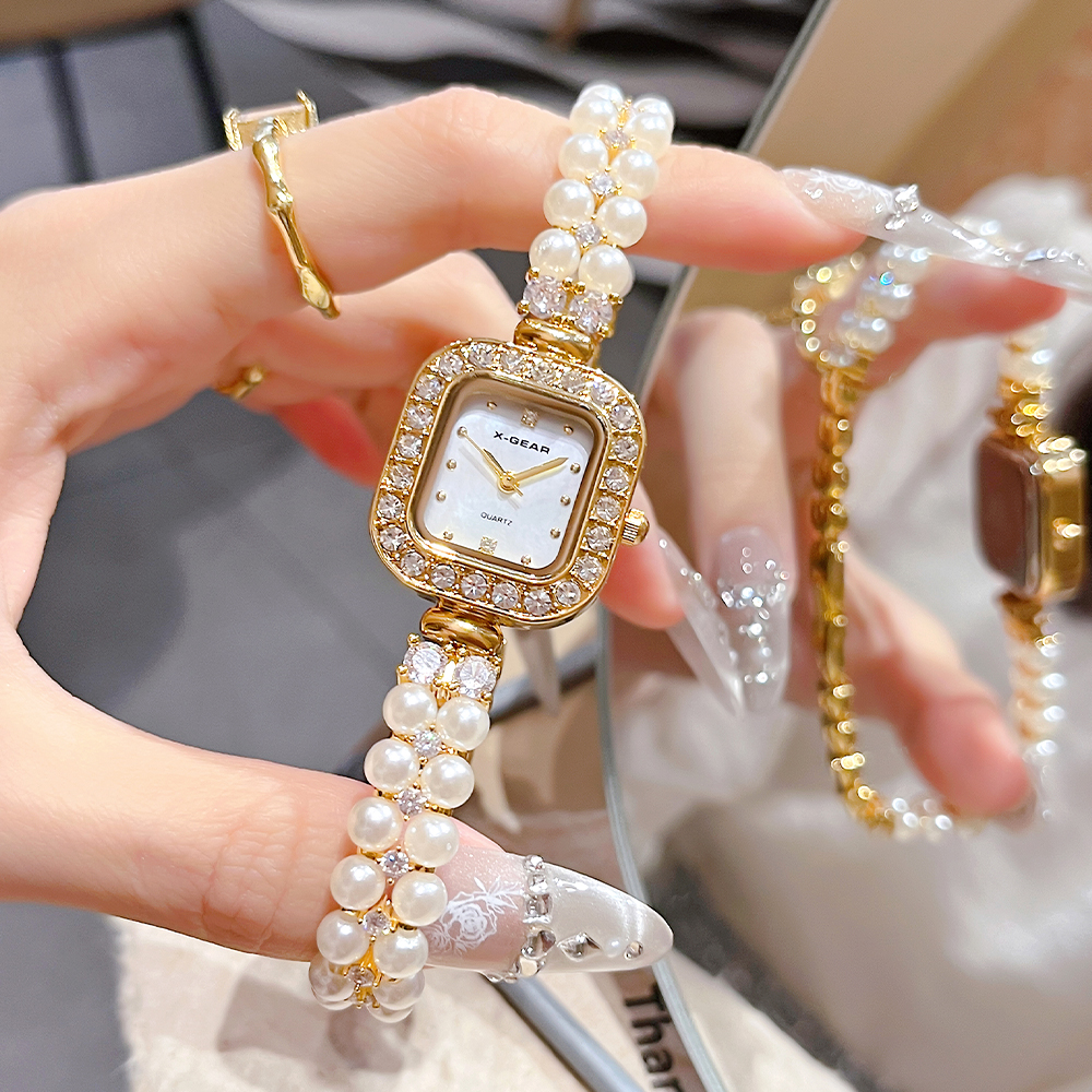 X-GEAR Pearl Studded Strap Wom - Luxury X I Watch ulasan dan harga