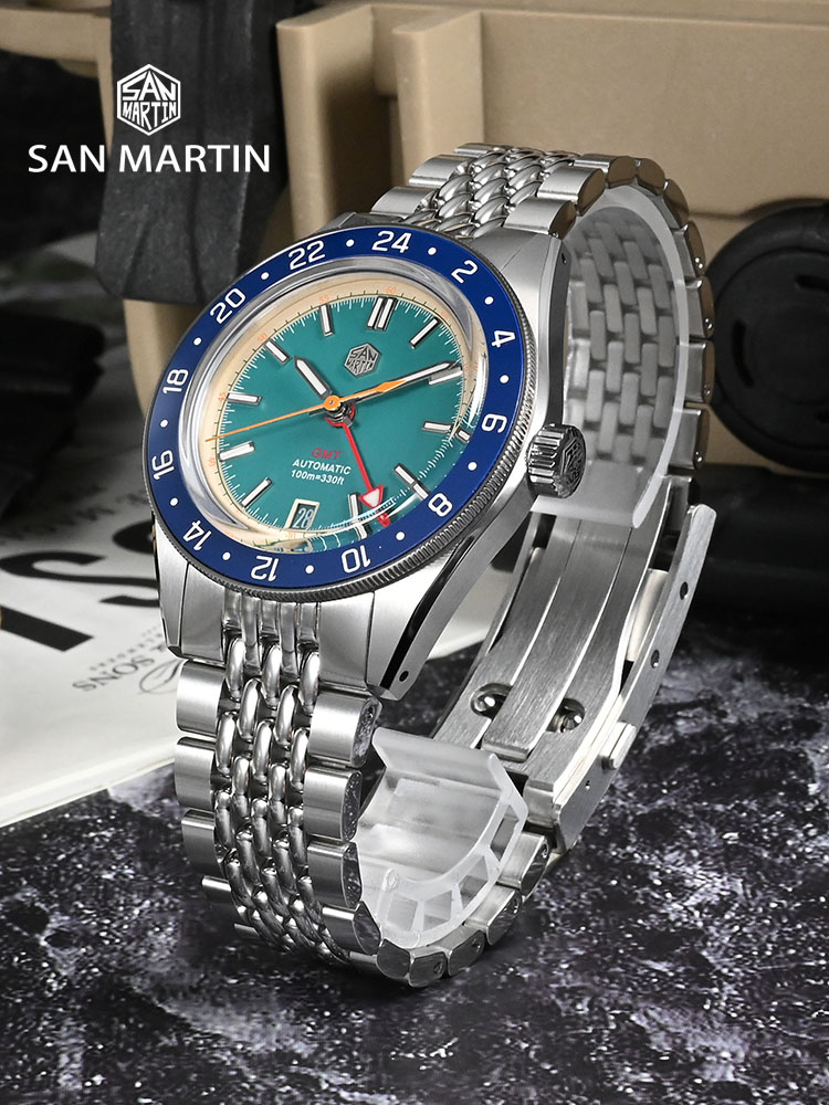 San Martin Original Design Fas - Guilloché Dial Watch ulasan dan harga