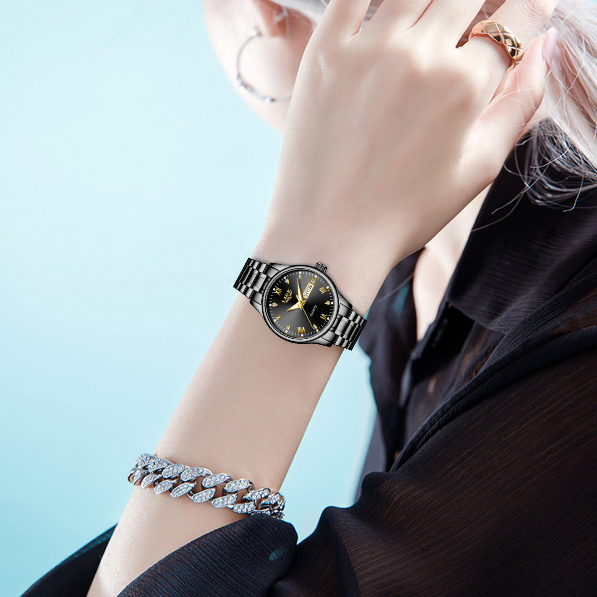 LIGE Top Band Woman Watch Clas - Luxury Watch For Girls ulasan dan harga