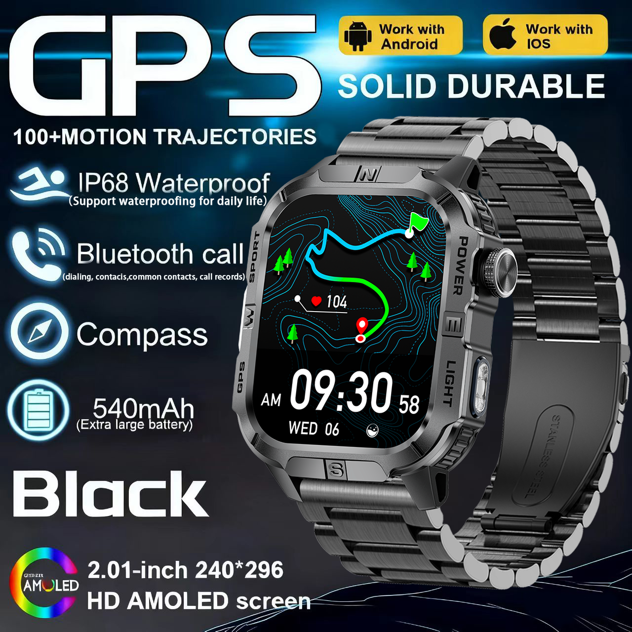 2026 smart watch men 2.01 Ultr - Compass Watch Luxury ulasan dan harga