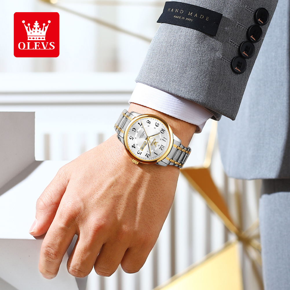 OLEVS Casual fashion men's wat - Luxury Watch And Bracelet ulasan dan harga
