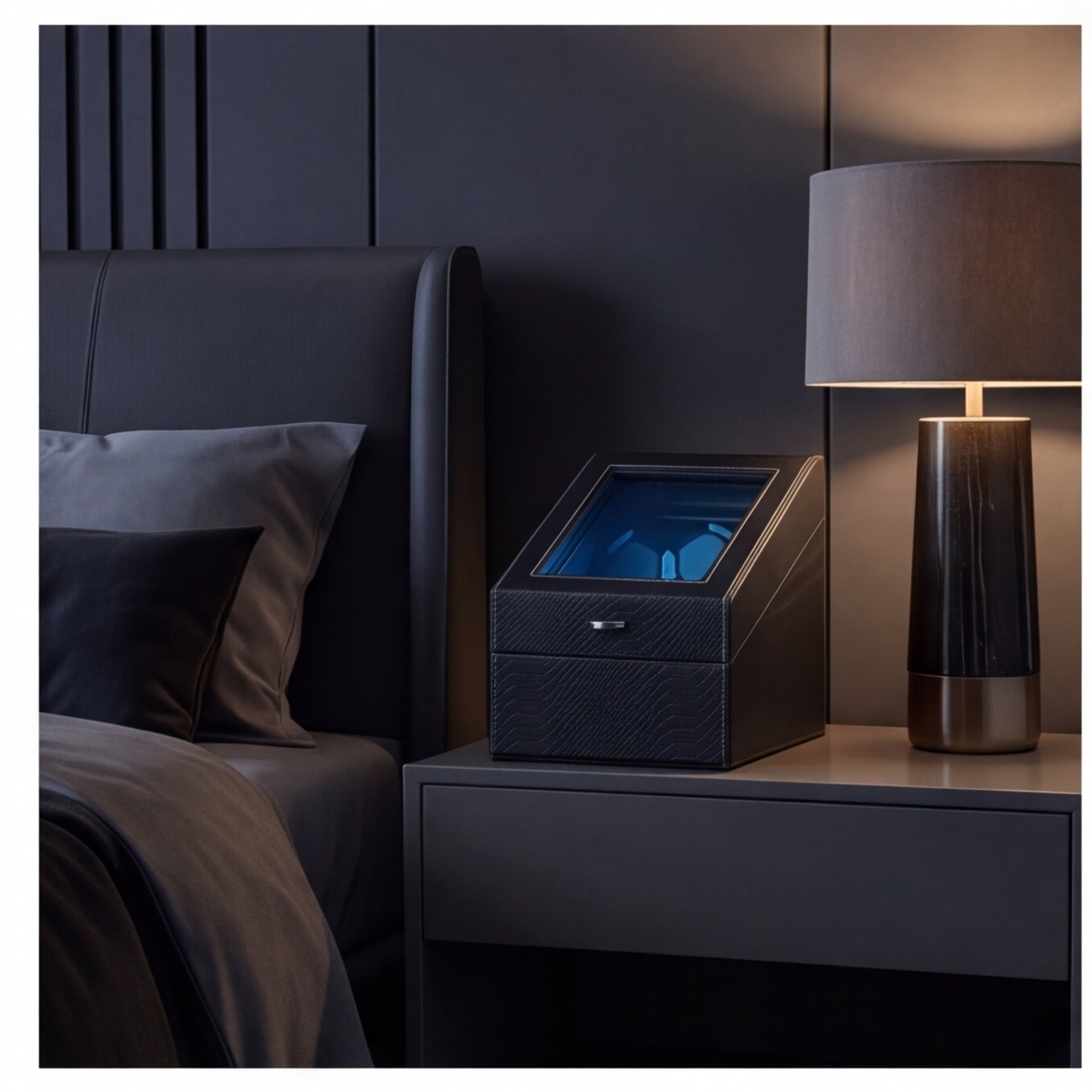 Luxury 3+3 Watch Winder Box wi - Luxury Watch Winder Box ulasan dan harga