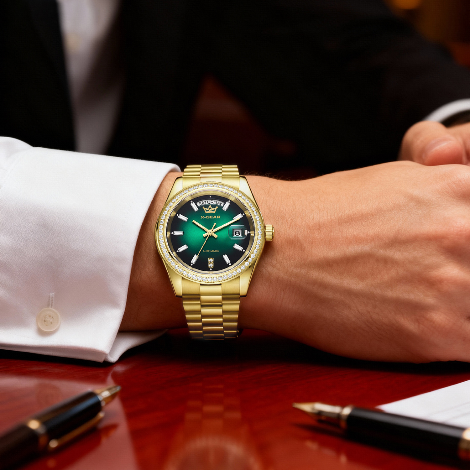 X-GEAR Men Luxury Watches  Mec - Luxury X I Watch ulasan dan harga