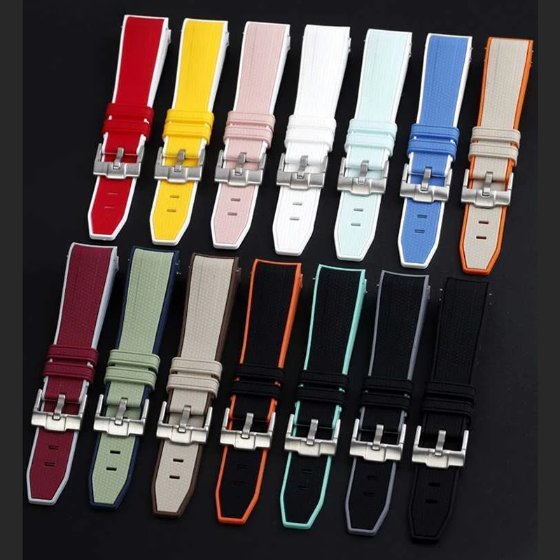 Curved End Silicone Strap for  - Luxury Watch Omega ulasan dan harga
