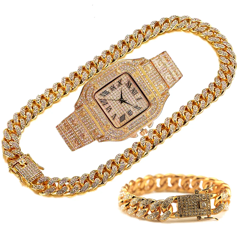 Luxury Iced Out Chain for Men  - Luxury Watch Miami ulasan dan harga