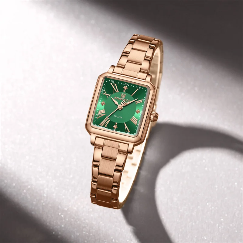 NAVIFORCE New Original Luxury  - Luxury Watch For Girls ulasan dan harga