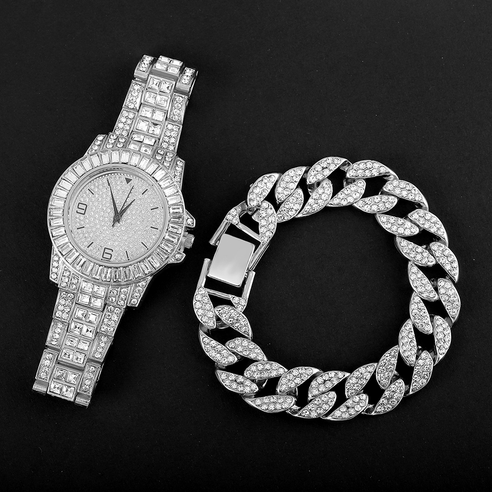 Full Diamond Iced Out Watch fo - Luxury Watch Miami ulasan dan harga