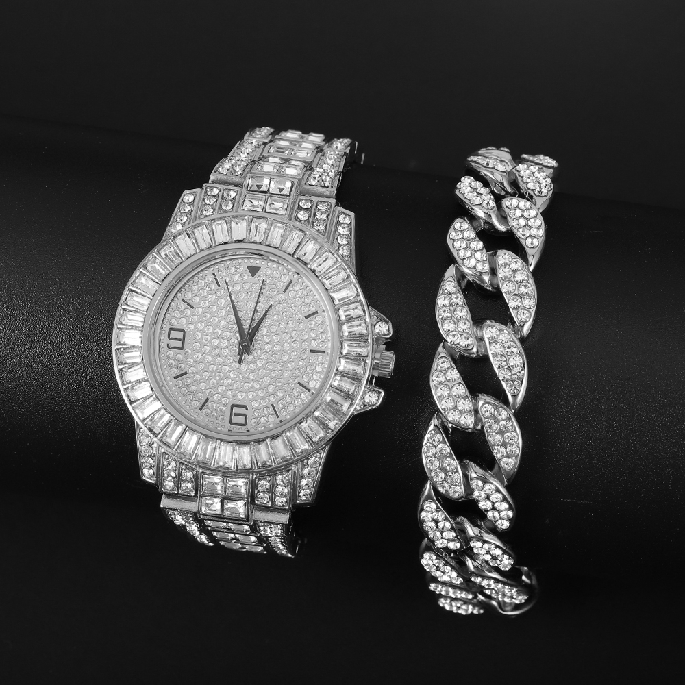 Full Diamond Iced Out Watch fo - Luxury Watch Miami ulasan dan harga