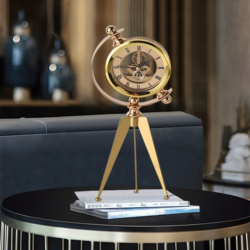 Modern Gold Table Clock Luxury - Table Watch Luxury ulasan dan harga