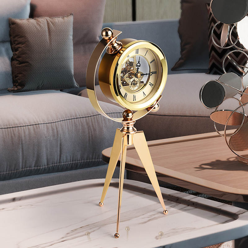 Modern Gold Table Clock Luxury - Table Watch Luxury ulasan dan harga