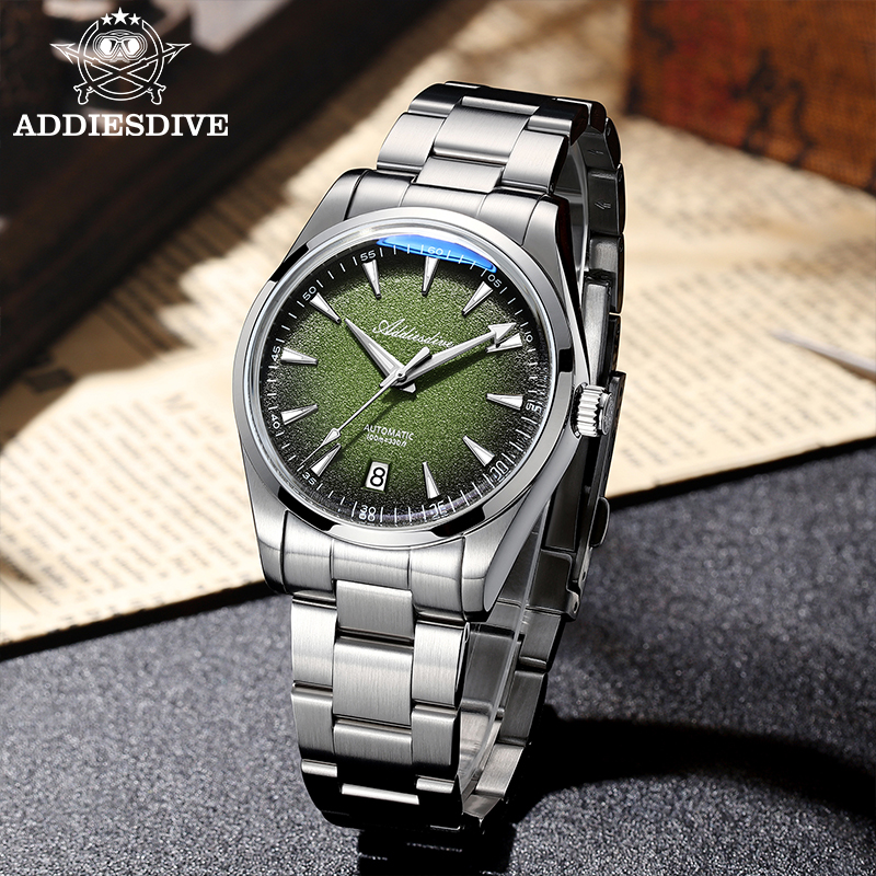 ADDIESDIVE New Men Watch 39mm  - Guilloché Dial Watch ulasan dan harga