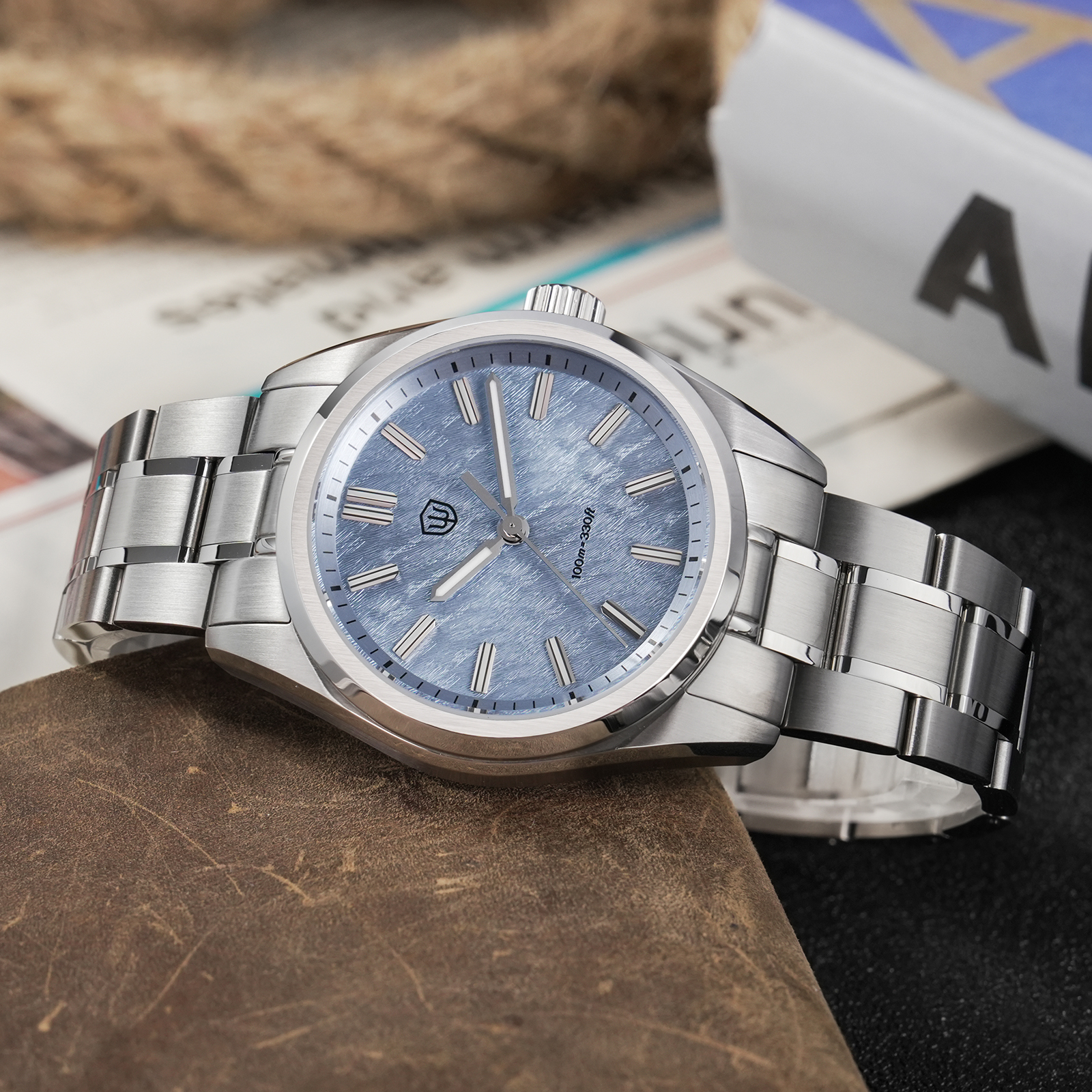 Watchdives WD0003B 36mm Quartz - Guilloché Dial Watch ulasan dan harga