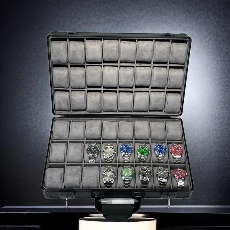 Aluminum Green Watch Box Mens  - Luxury Watch Class ulasan dan harga